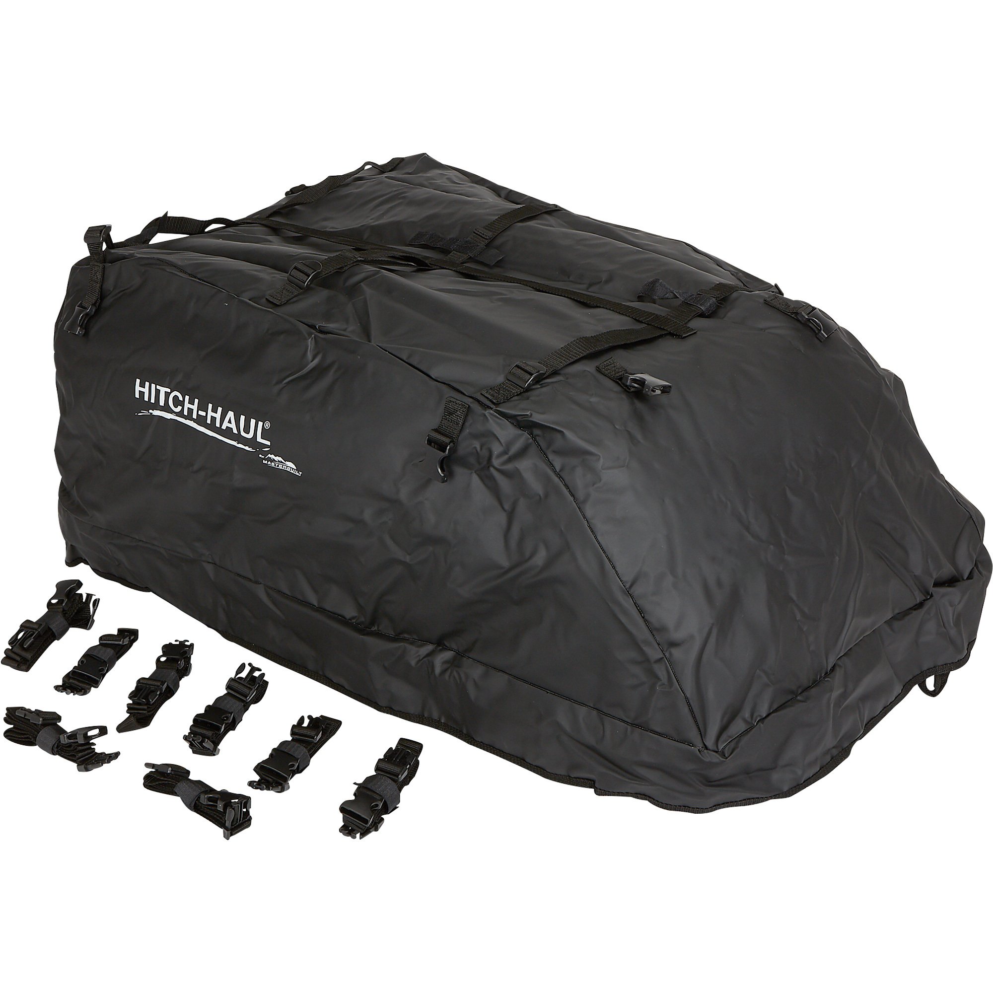 Hitch-Haul Expandable Rooftop Vehicle Cargo Carrier Bag — Black, Model# 30110315